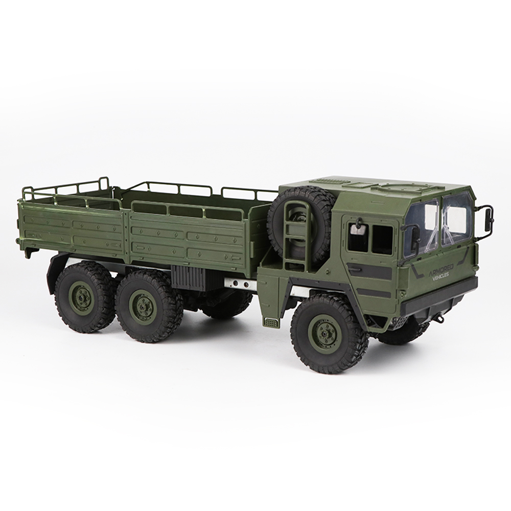 JJRC Q64 1/16 2.4G 6WD Rc Car Military Truck Off-road Rock Crawler RTR Toy - Photo: 2