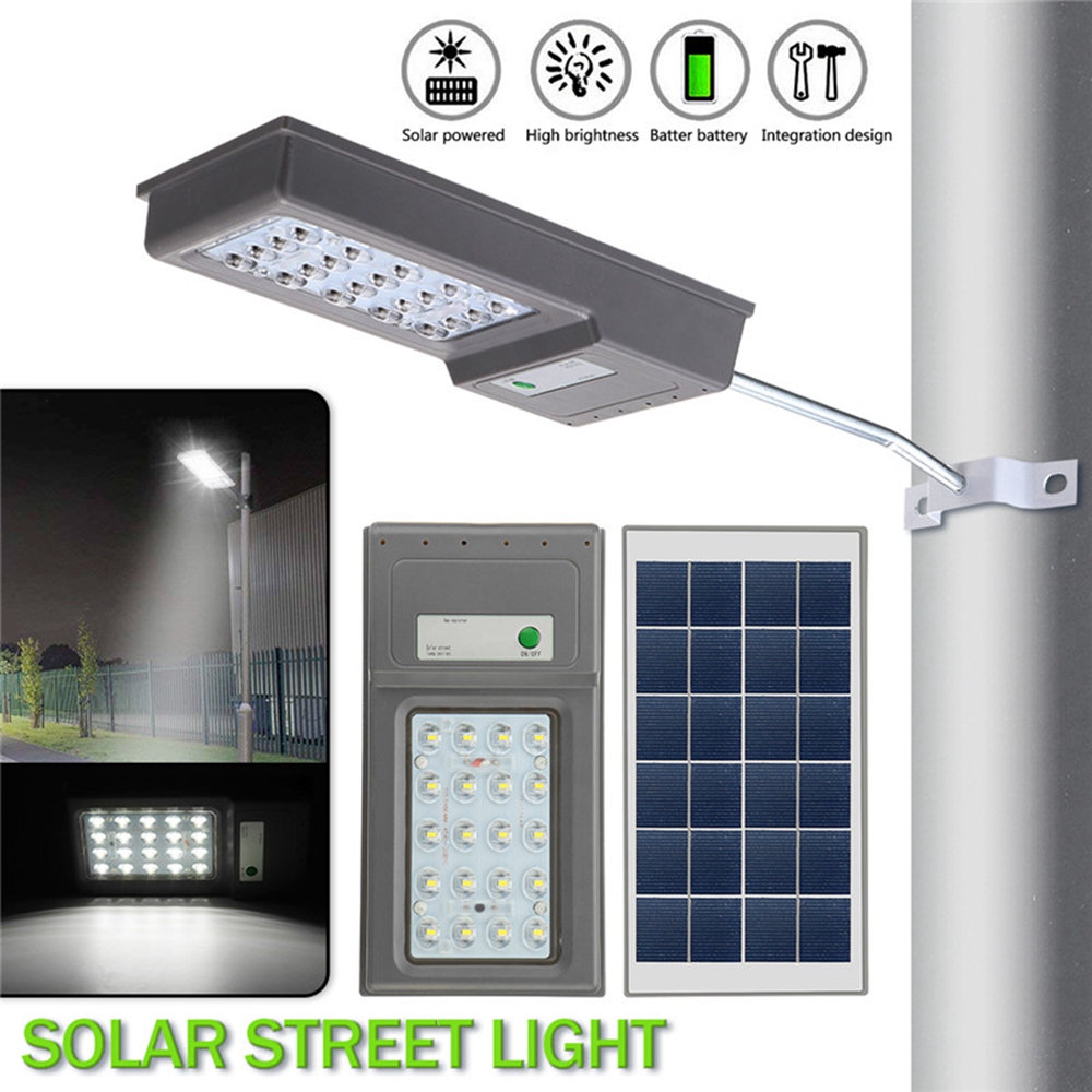 10W LED Solar Light Road Street Wall Lamp Outdoor Path Waterproof 