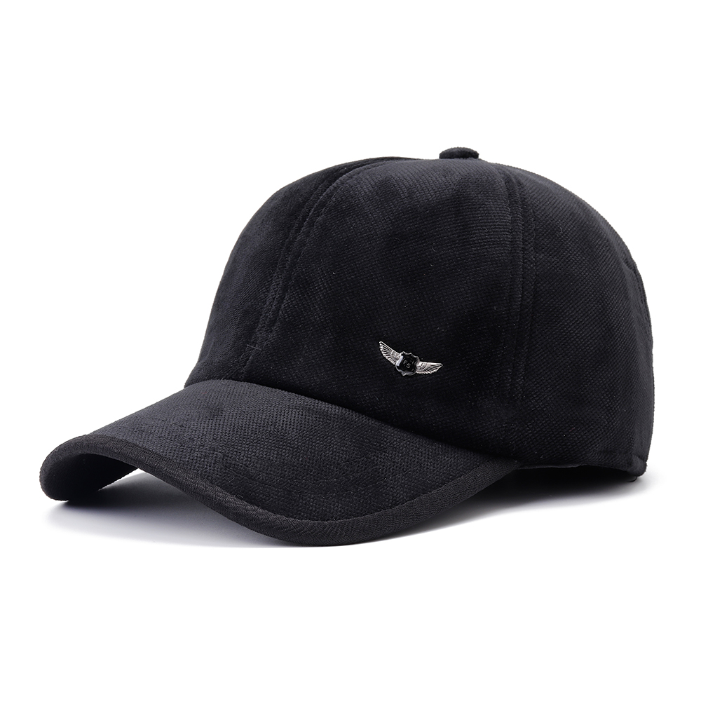 

Middle-Aged Baseball Cap with Ear Protection Dad Hat