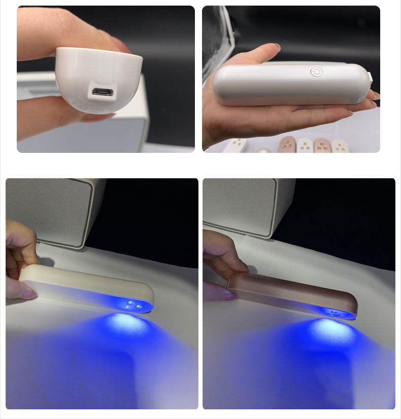 Portable LED Ultraviolet Sterilizer UV Lamp Handheld Germicidal Stick Light USB White For Hospital Home Car