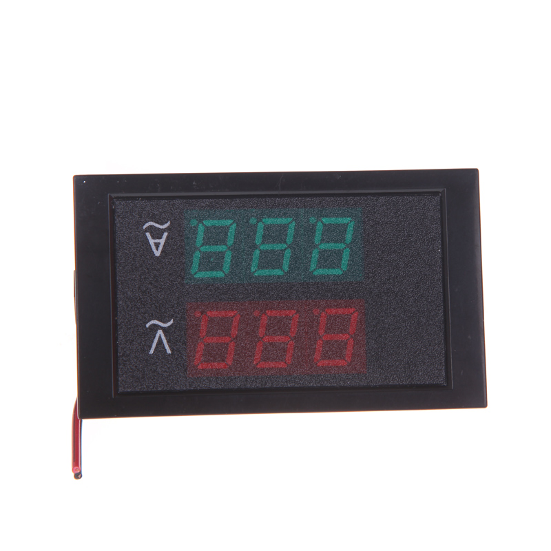 DL85-2041 Digital LED Medidor de tensão Amperímetro Voltímetro com transformador de corrente AC80-300V 0-50.0A Display duplo