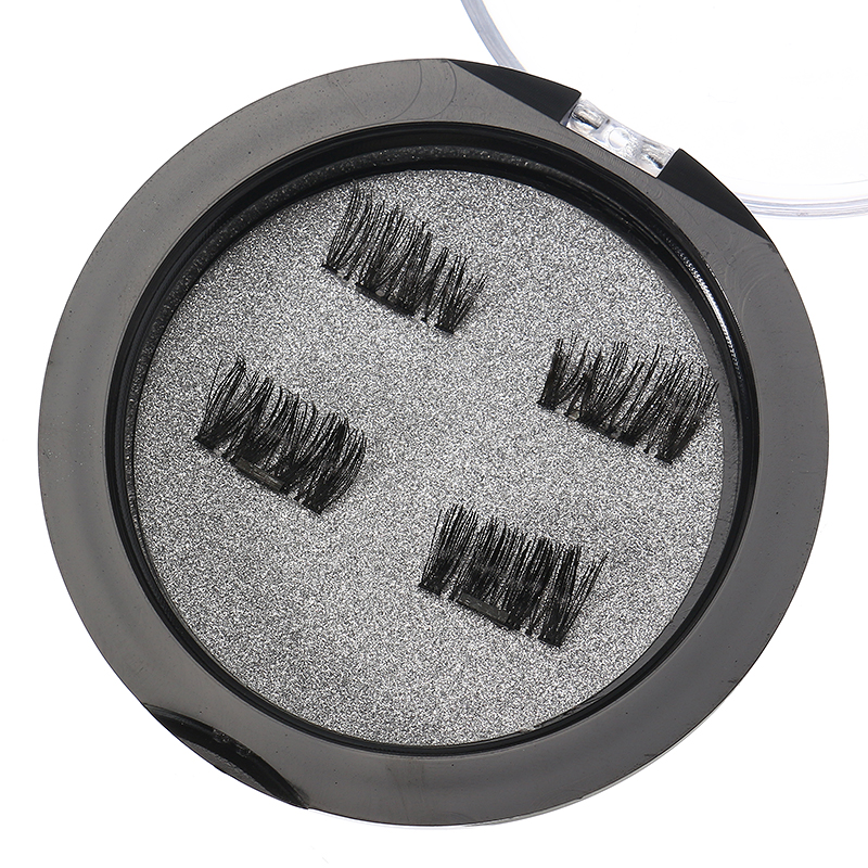 Magnetic Eyelashes Reusable Ultra Thin Black Thicker 3D Magnet False Lash Makeup