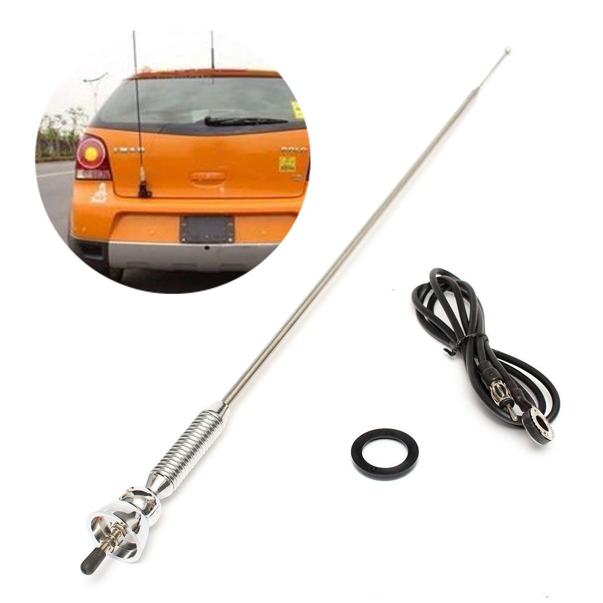 134cm Universal ﻿﻿Car Antenna Roof Fender Booster FM AM Radio Aerial Extended