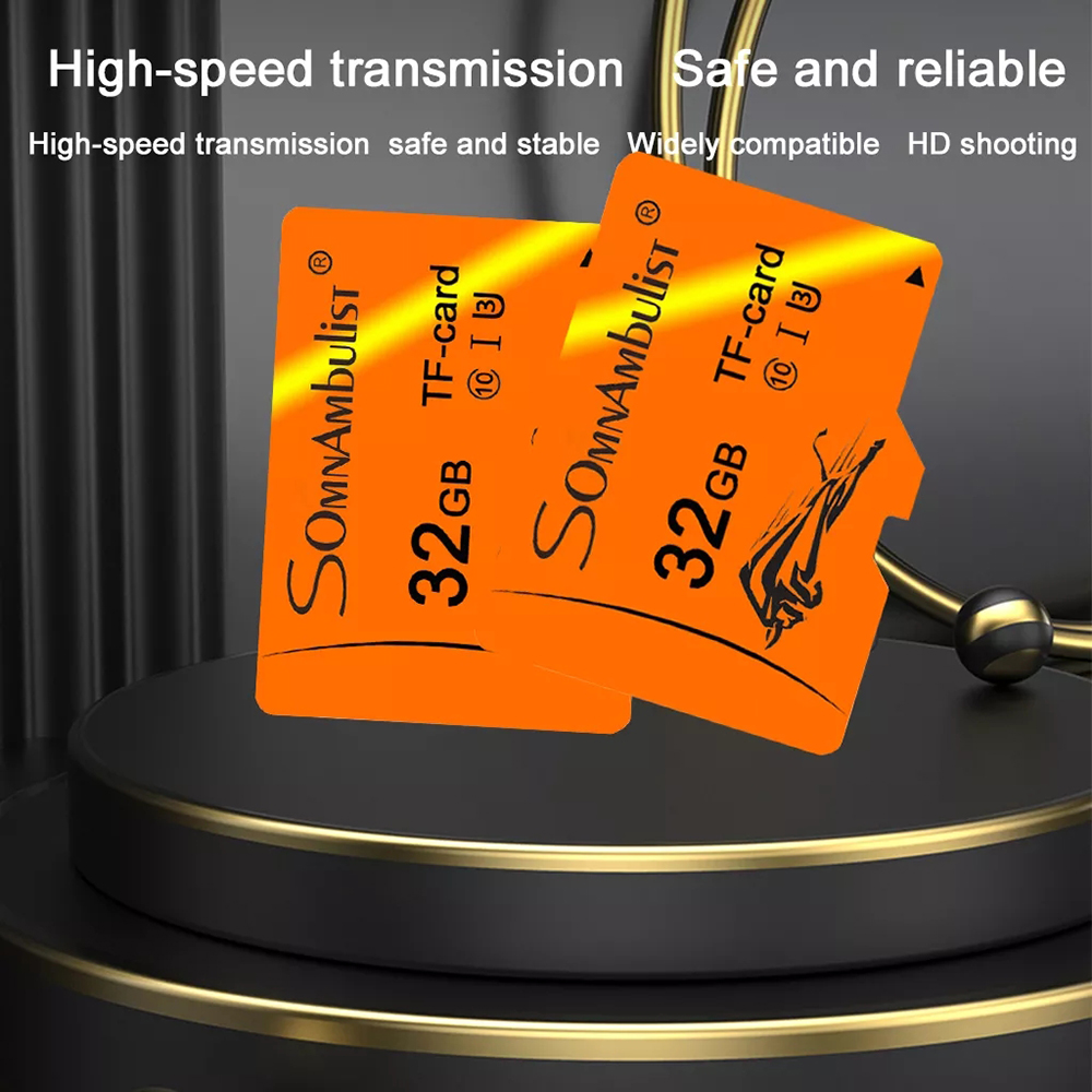 Somnambulist C10 U3 TF Memory Card 16G 32G 64G 128G High Speed Flash Storage Card for Camera Mobile Phone