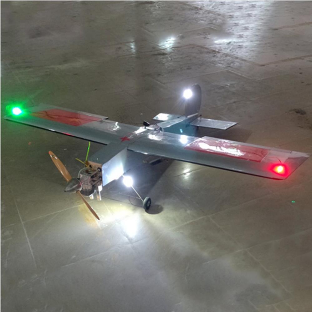 Simulation Navigation Lamp Lights 2S-3S Voltage Ducted LED Light for RC Fixed Wing Aircraft RC Drone - Photo: 5