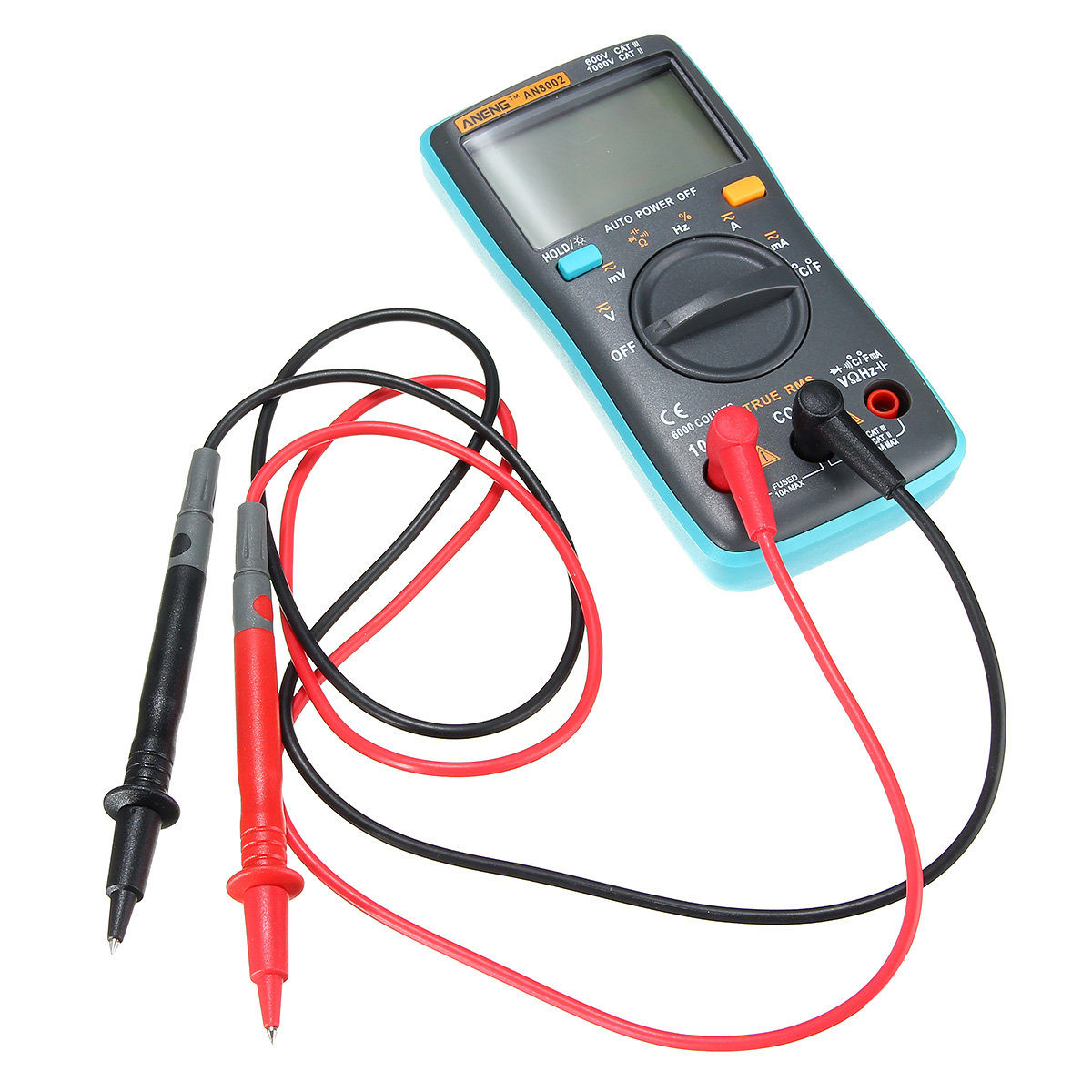ANENG AN8002 Digital True RMS 6000 Counts Multimeter AC/DC Current Voltage Frequency Resistance Temperature Tester ℃/℉ 165