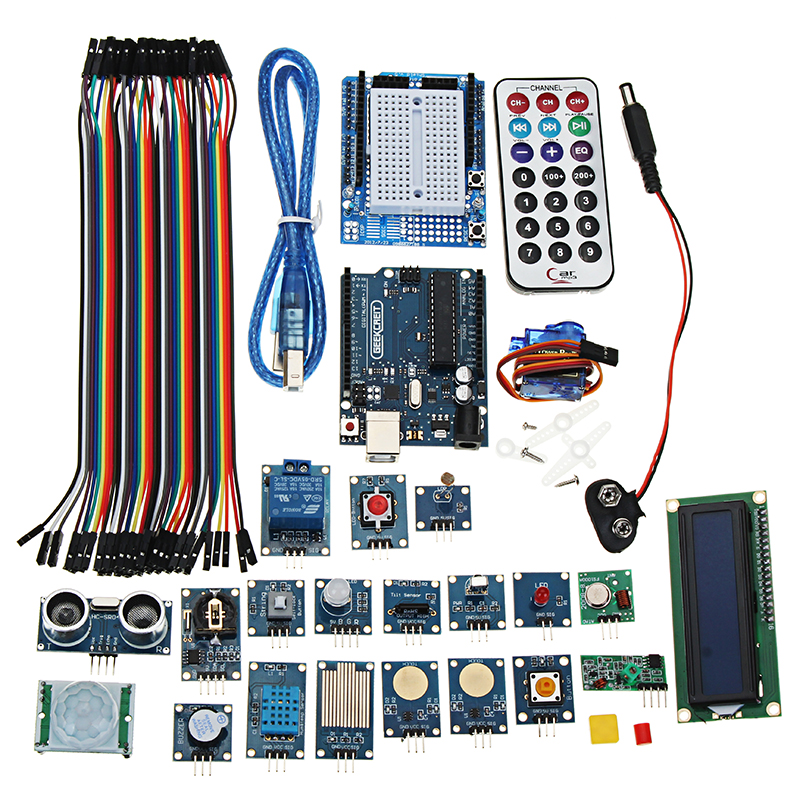 

Geekcreit® UNO R3 Усовершенствованный модуль Набор Электронное обучение для Arduino