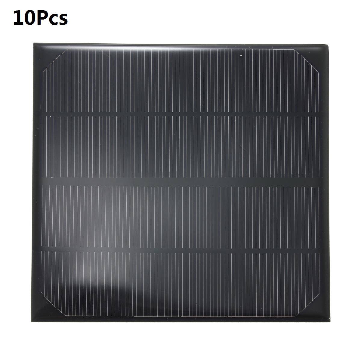 10Pcs 6V 4.5W 520mAh Monocrystalline Mini Epoxy Solar Panel Photovoltaic Panel 8