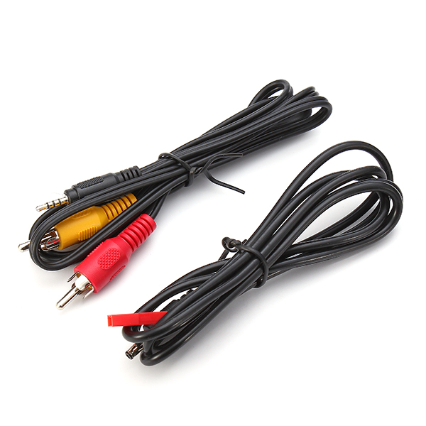 

Universal 3.5mm DC JST Power Cable 2.5 Stereo RCA AV Cable for Multi FPV Monitor Goggles Receiver