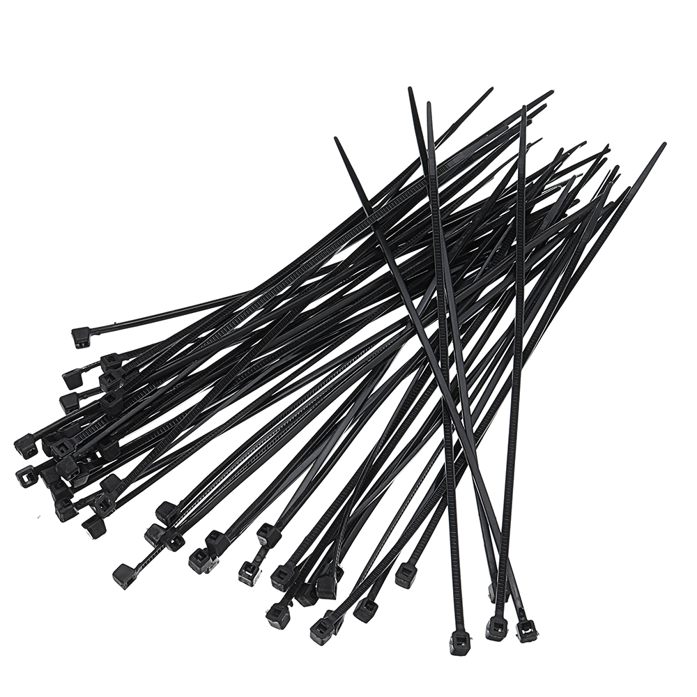 50pcs White Black 3x150mm Cable Ties Model Manufacturing Tools 12