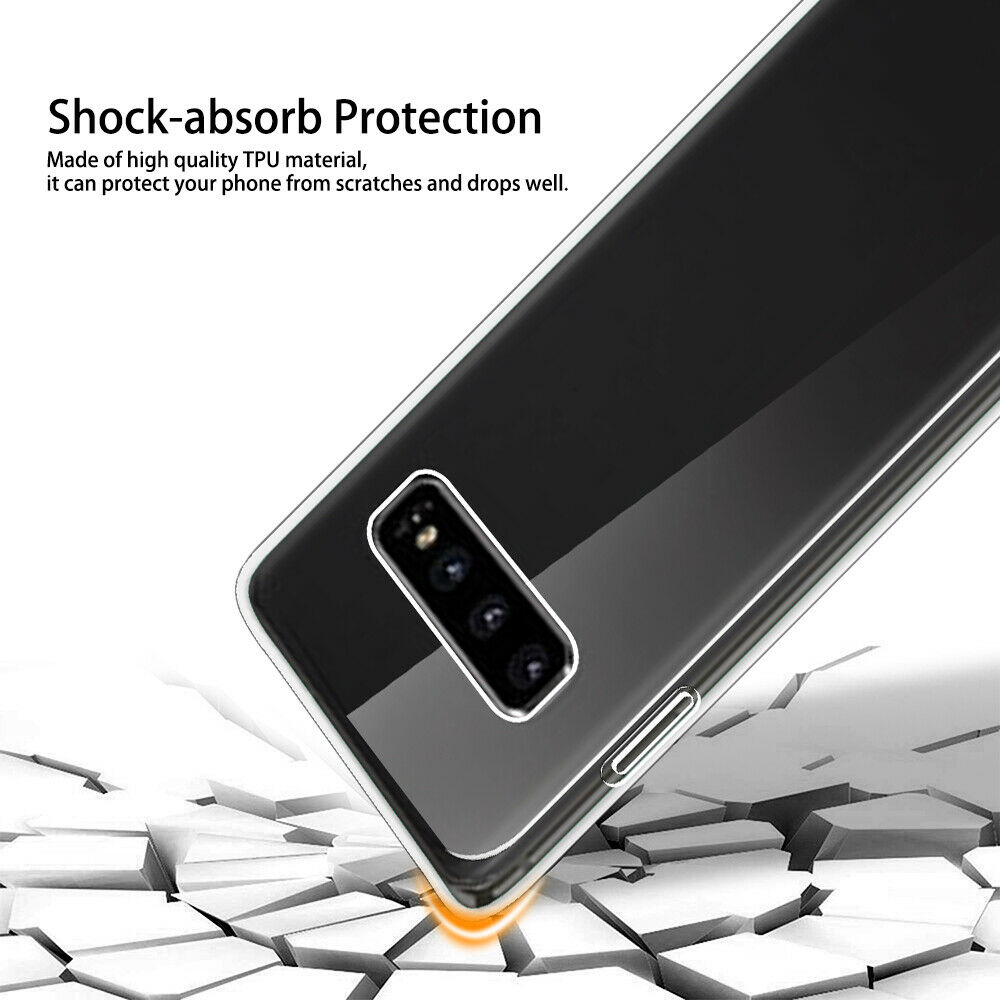 Full Body Clear Touch Screen Protective Case For Samsung Galaxy S10e/S10/S10 Plus Support Ultrasonic Fingerprint Unlock