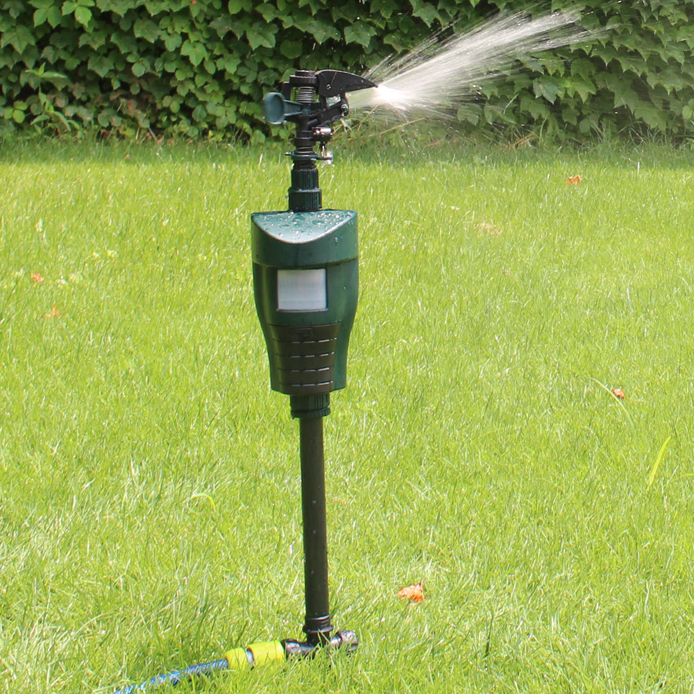 Garden Animal Repeller Scarecrow Pest Control Jet Spray Repellent Driv