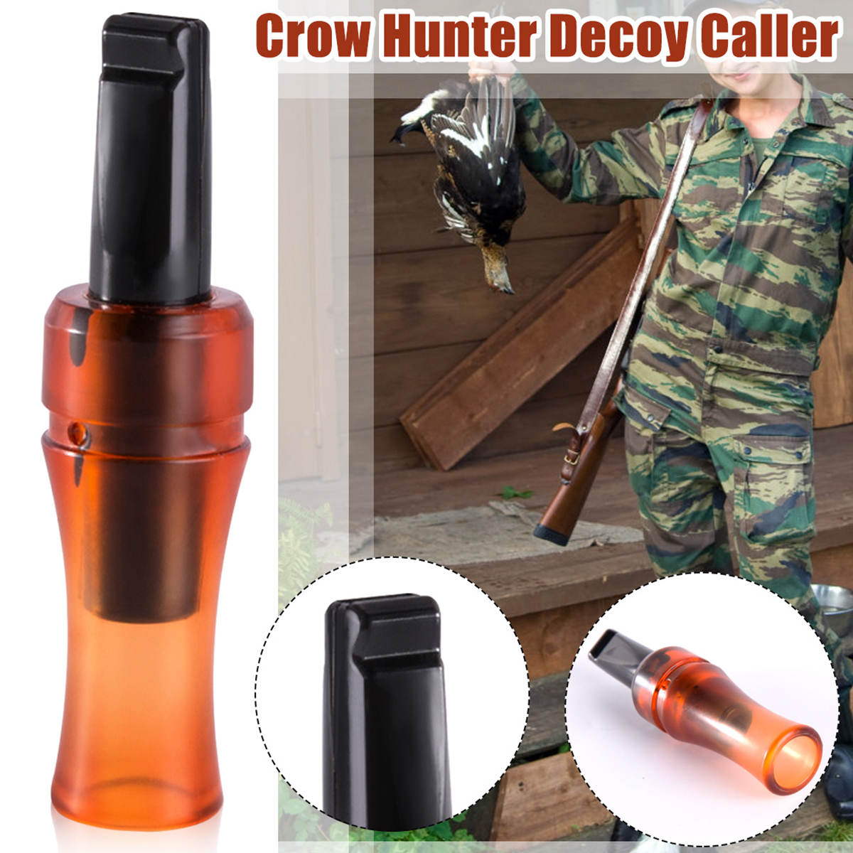 Details about   Crow Call Rook Caller Decoy Hunter Caller Game Hunting Shooting 