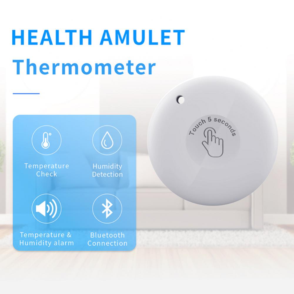 Wireless bluetooth Digital Weather Station Indoor Outdoor Temperature Humidity Meter Alarm Sensor Real-time Remote APP Monitoring Home Thermometer Hygrometer Sensor
