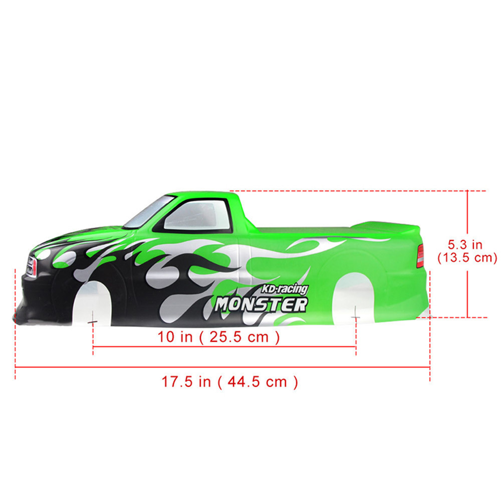 1/10 RC On-Road Drift Car Body Målat PVC Skal för Venom T-10 Fordonsdelar - Photo: 2