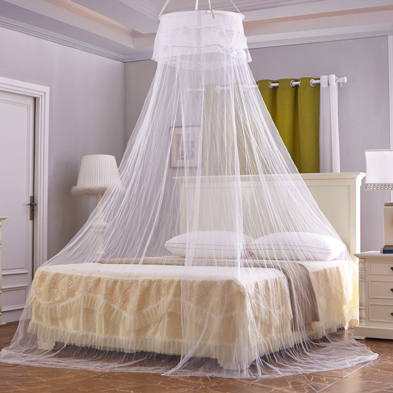 

Honana WX-M01 Ceiling Mosquito Net Elegant Romantic Round Hung Dome Lace Curtain Bed Canopy
