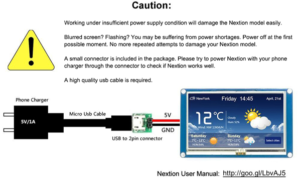 Nextion NX3224T028 2.8 Inch HMI Intelligent Smart USART UART Serial Touch TFT LCD Screen Module For Raspberry Pi Arduino Kits 10