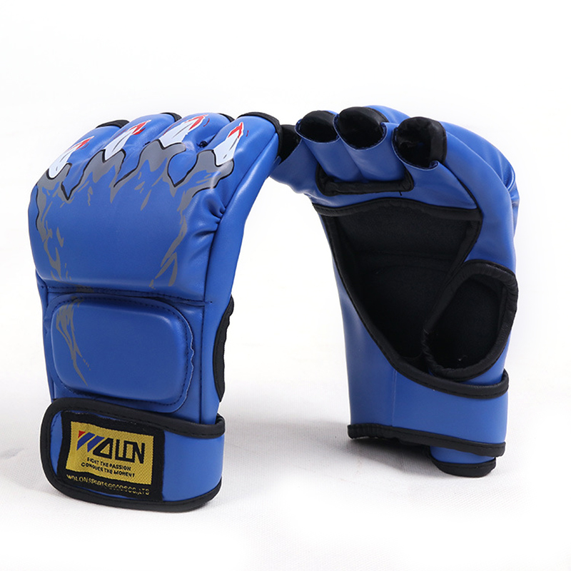 

Mens Breathable Sporty Style Design Fingerless Boxing Gloves