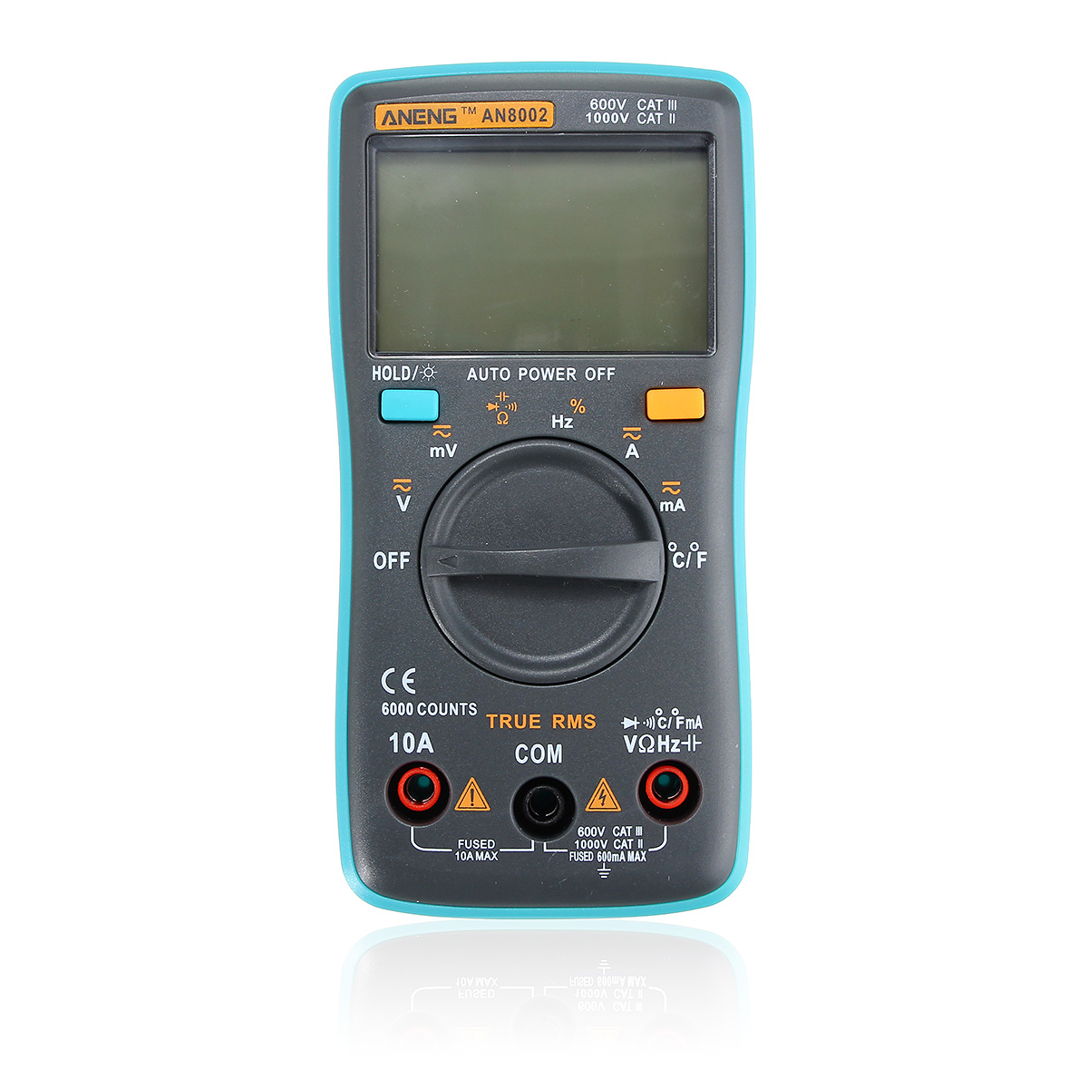 ANENG AN8002 Digital True RMS 6000 Counts Multimeter AC/DC Current Voltage Frequency Resistance Temperature Tester ℃/℉ 160
