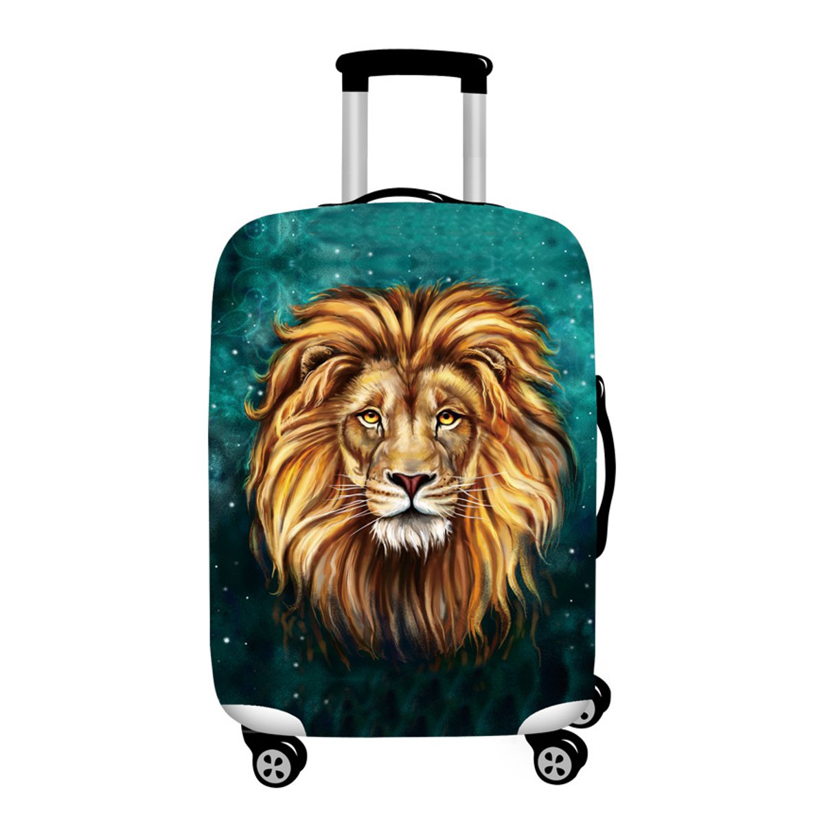 18-32inch Polyester Luggage Bag Cover Lion Travel Elastic Suitcase Cover Dust Proof Protective 8