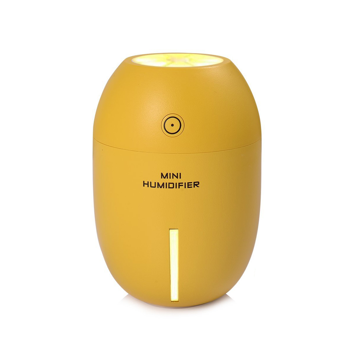 

Loskii HP-203 Lemon Night Light USB Humidifier Portable Mini 180ML Cool Mist Car Air Purifier Steam Diffuser