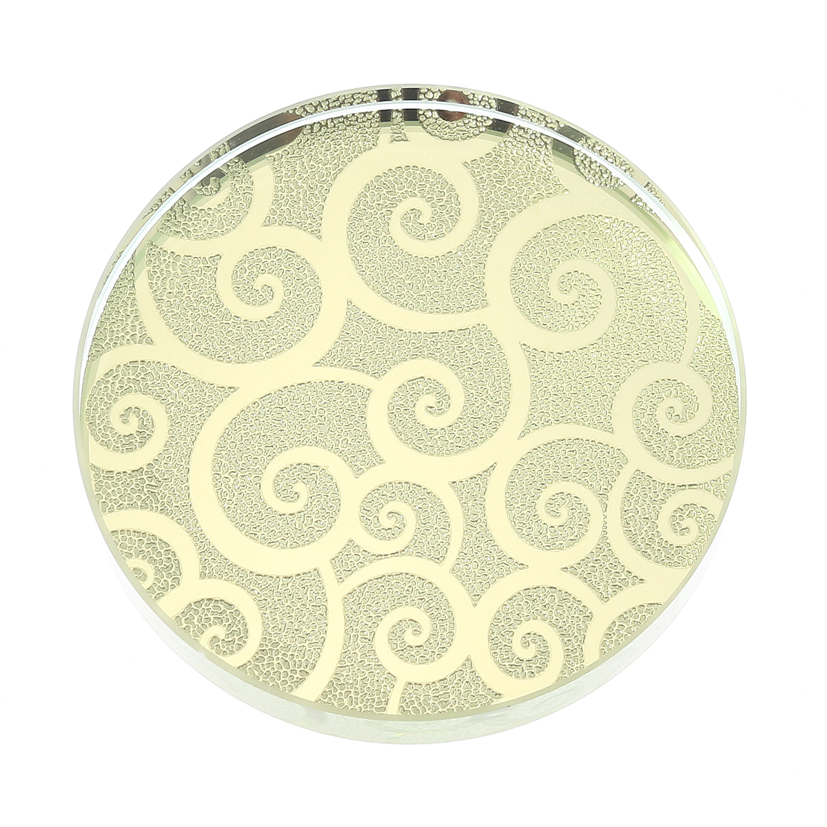 

Золотое стекло False Ресницы Приклеивающий клей-держатель круглый профиль DIY Ногти Art Mixing Pallet