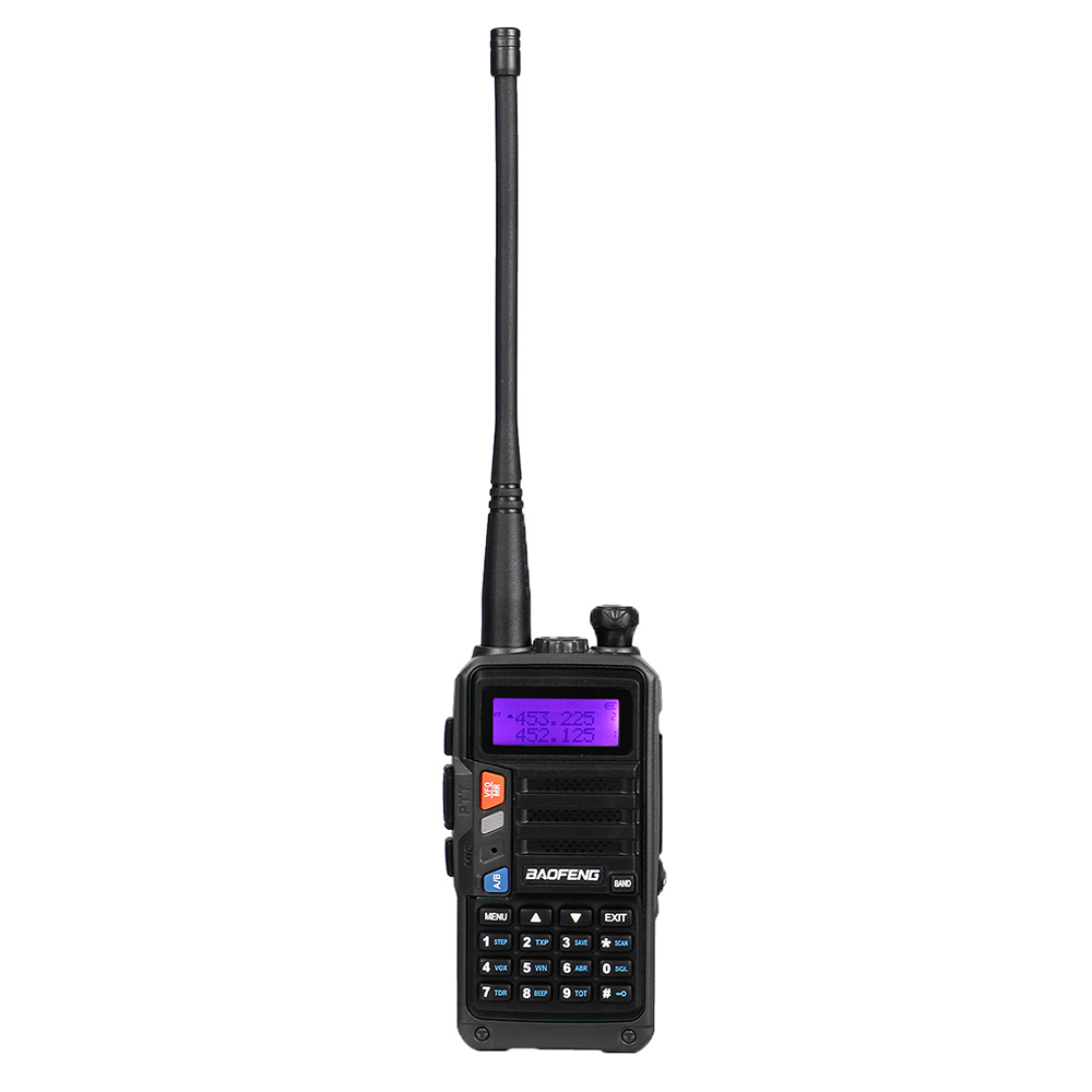 BaoFeng UV-S9 Plus Walkie Talkie Tri-Band 10W Powerful 10W CB Radio Transceiver VHF UHF 10W 10km Long Range up of uv-5r Portable Radio 2xAntenna