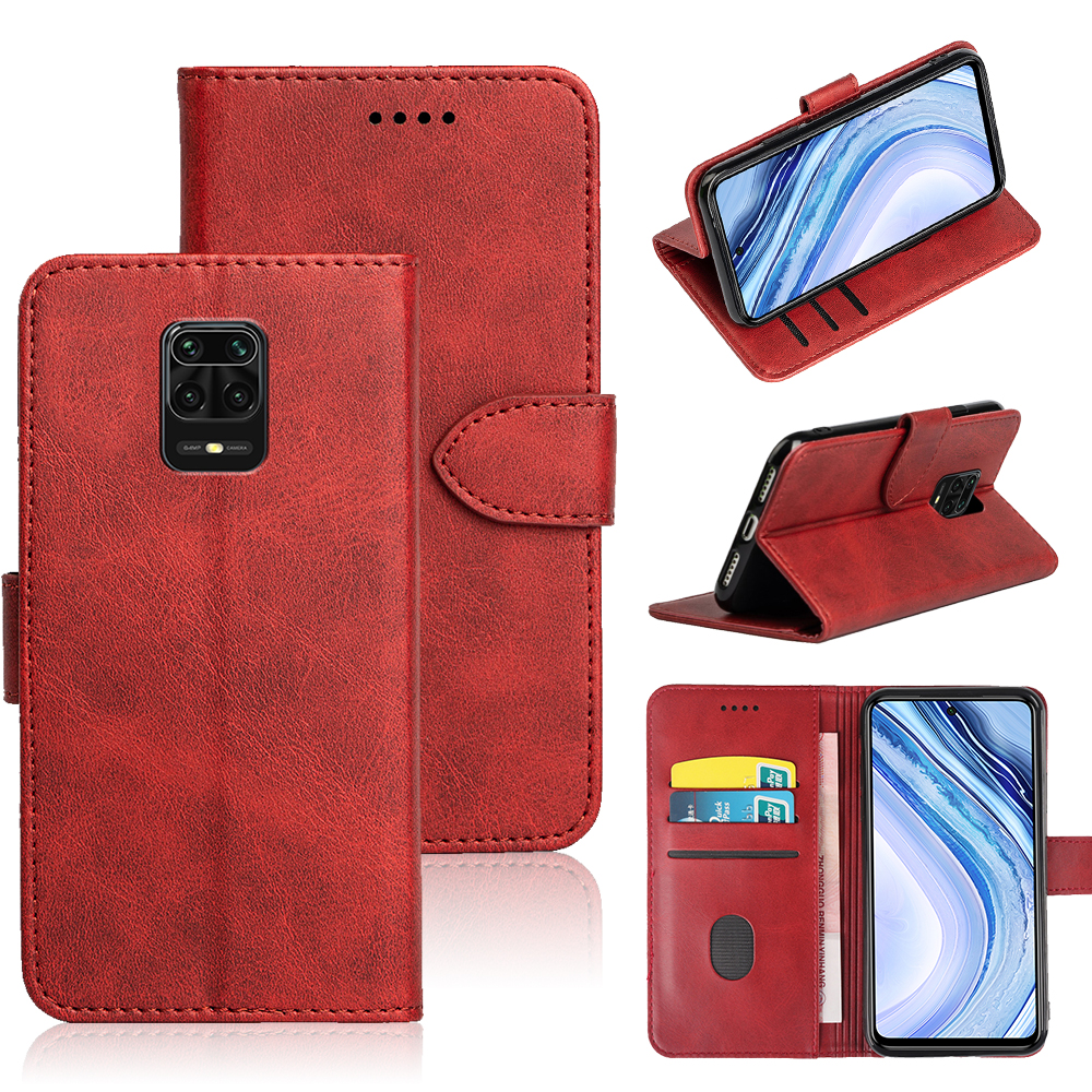 Bakeey Magnetic Flip with Multi Card Slots Wallet Stand PU Leather Full Cover Protective Cover for Xiaomi Redmi Note 9S / Redmi Note 9 Pro Non-original