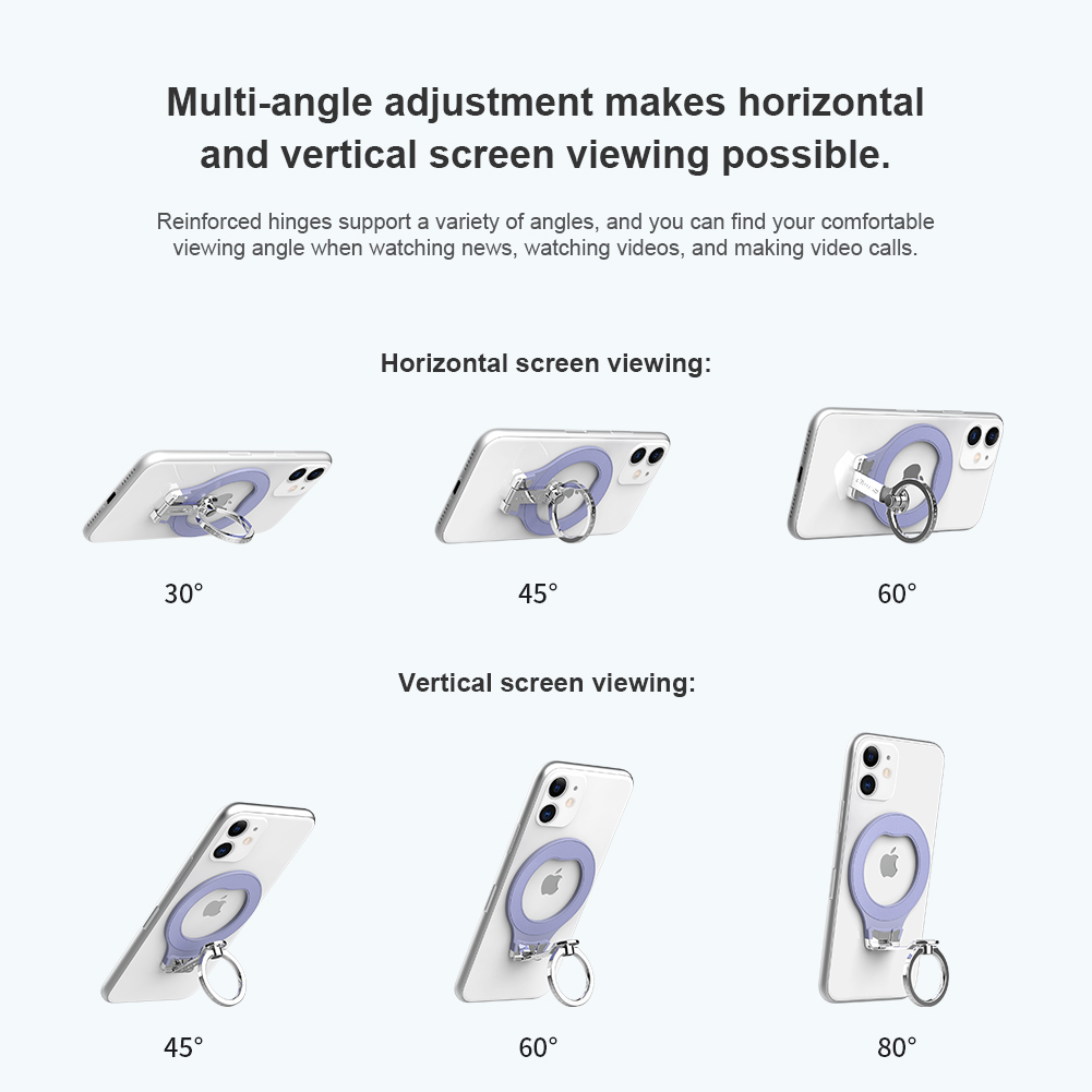 Nillkin SnapGrip Magnetic Adhesive Ring Holder Phone Ring Holder for iPhone 14 Mini/ 14/ 14 Pro/ 14 Pro Max for Samsung for Xiaomi