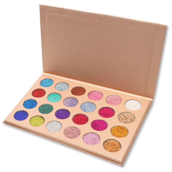 24 Color Diamond Glitter Rainbow Eye Shadows MakeUp Cosmetic Pressed Palette