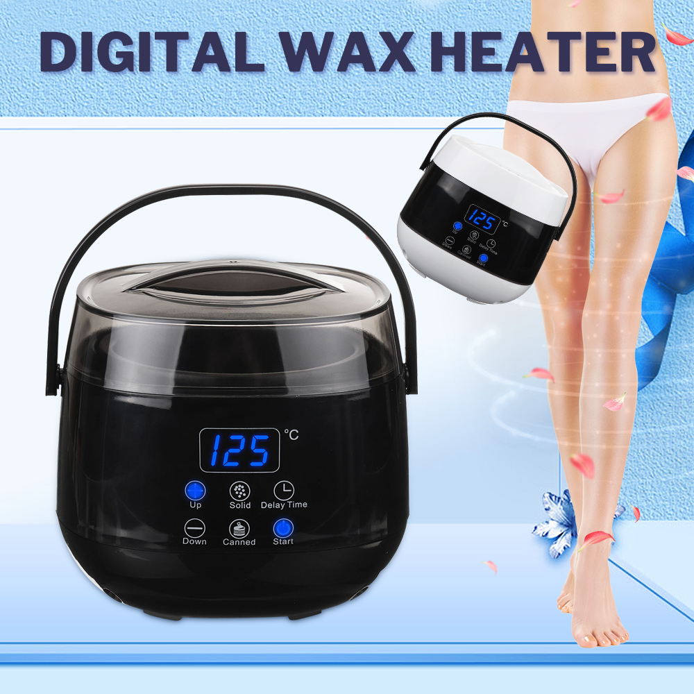 LED Wax Warmer Clean Dell Painless Hair Removal Waxing Kit