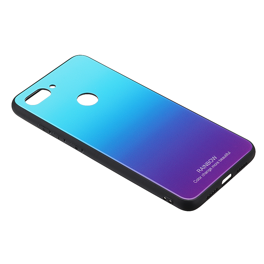 Bakeey Gradient Color Tempered Glass Shockproof Protective Case For Xiaomi Mi 8 Lite Non-original