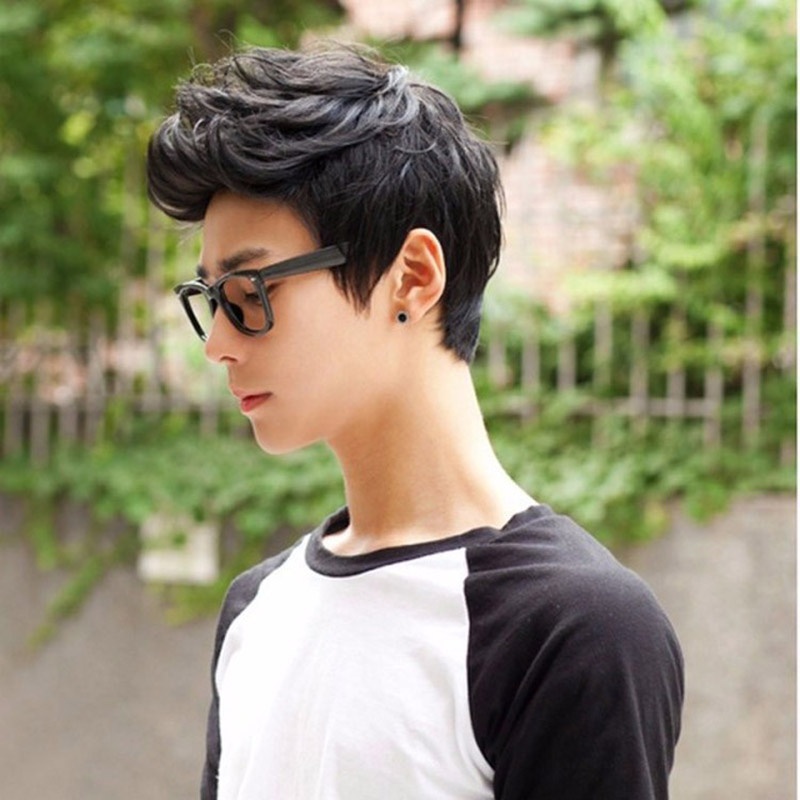 Synthetic Hair Short Men Handsome Boy Party Cosplay Wig
