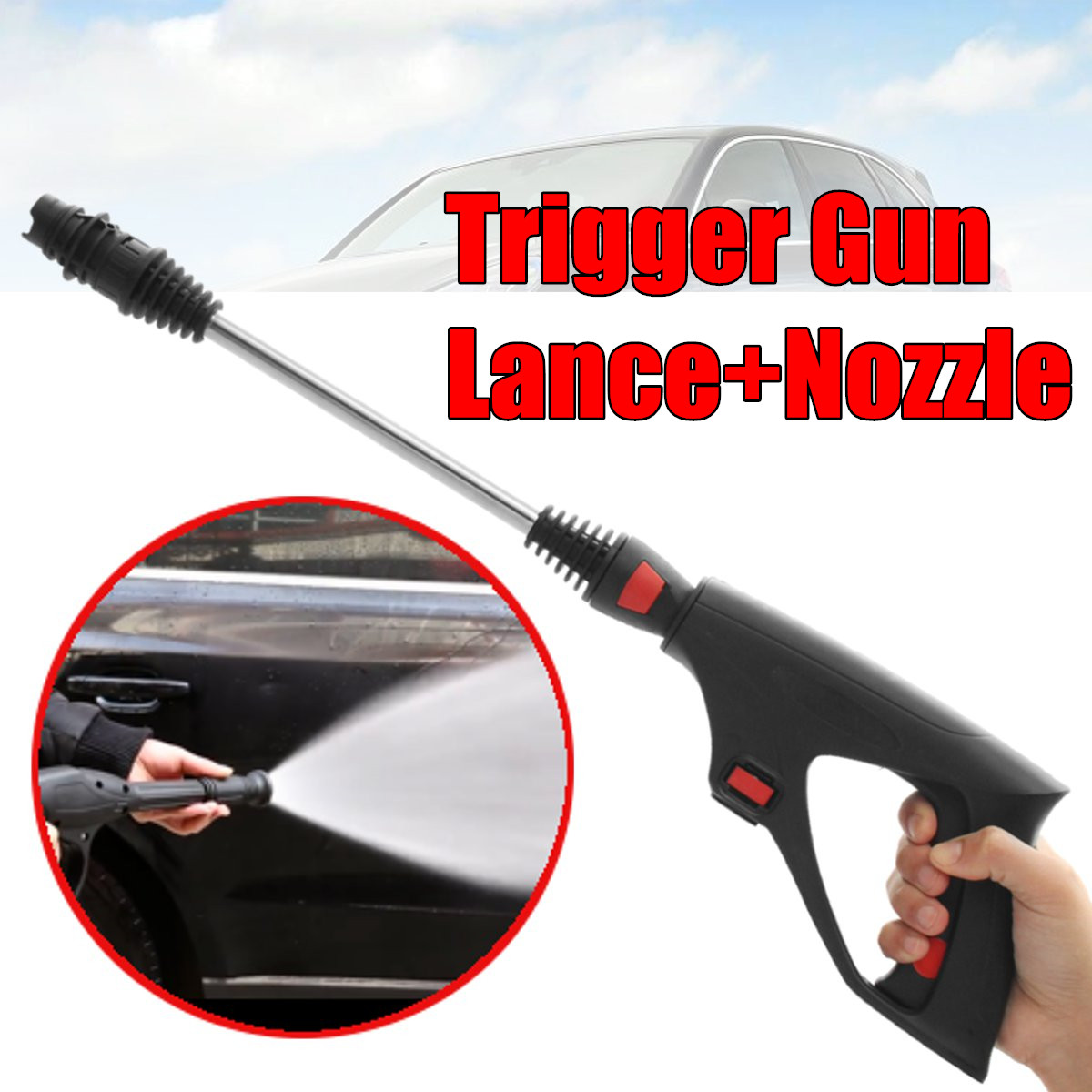 Quick Connection Trigger Gun Lance Variable Nozzle For LAVOR VAX Pressure 