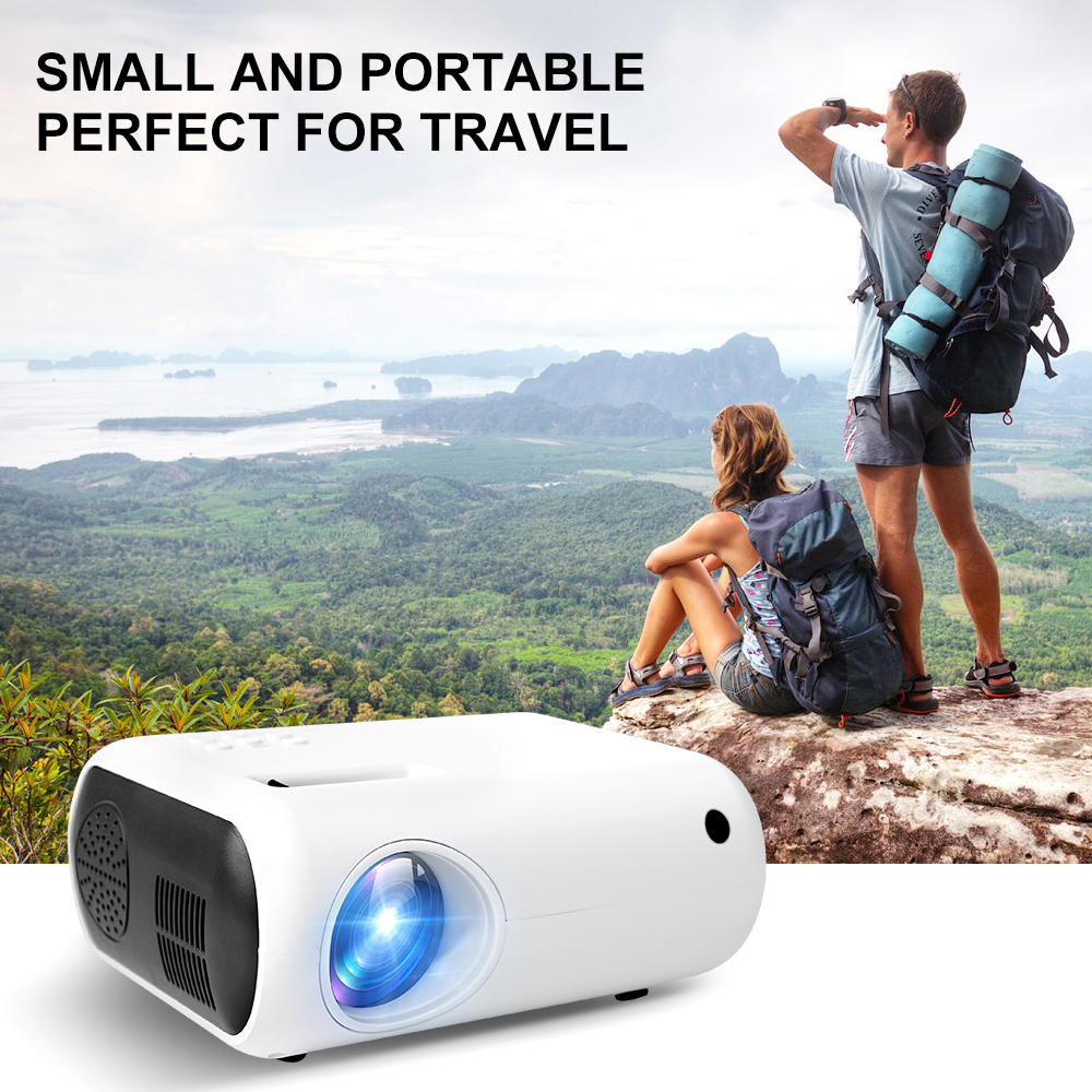 Thundeal TD50 Mini Projector Portable WiFi Cast Screen Home Cinema For 1080P Supported Video LED TV Projector 5500 Lumens Beamer Home Cinema Beamer