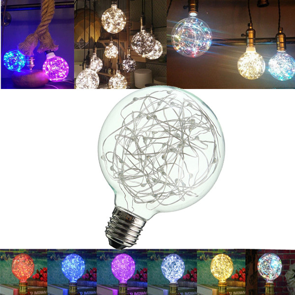 

E27 G95 LED RGB Edison Starry Fairy String Light Bulb Christmas Party Lamp AC85-265V