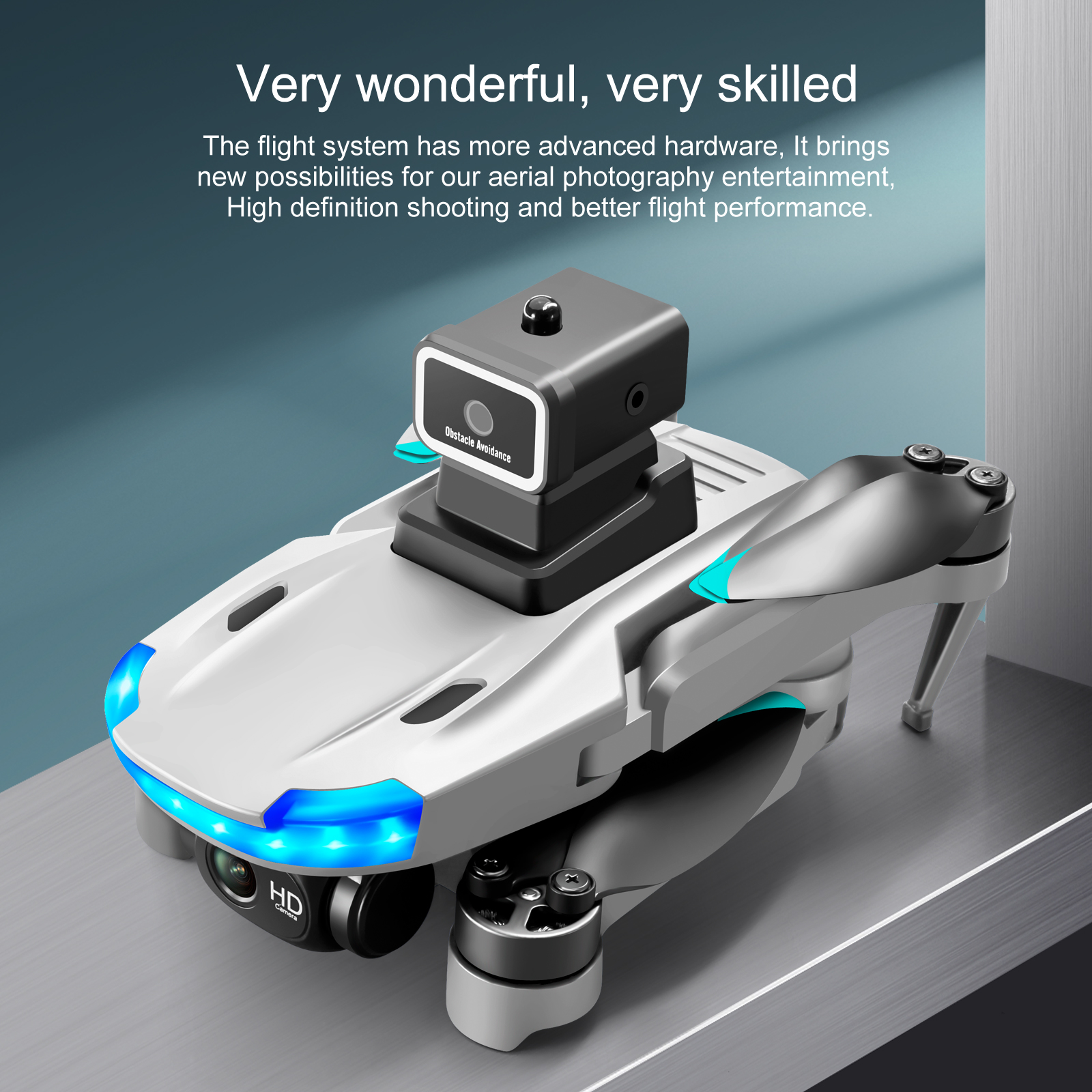 YLR/C S138 WiFi FPV with 4K ESC HD Dual Camera 360° Infrared Obstacle Avoidance Optical Flow Positioning Brushless Foldable RC Drone Quadcopter RTF