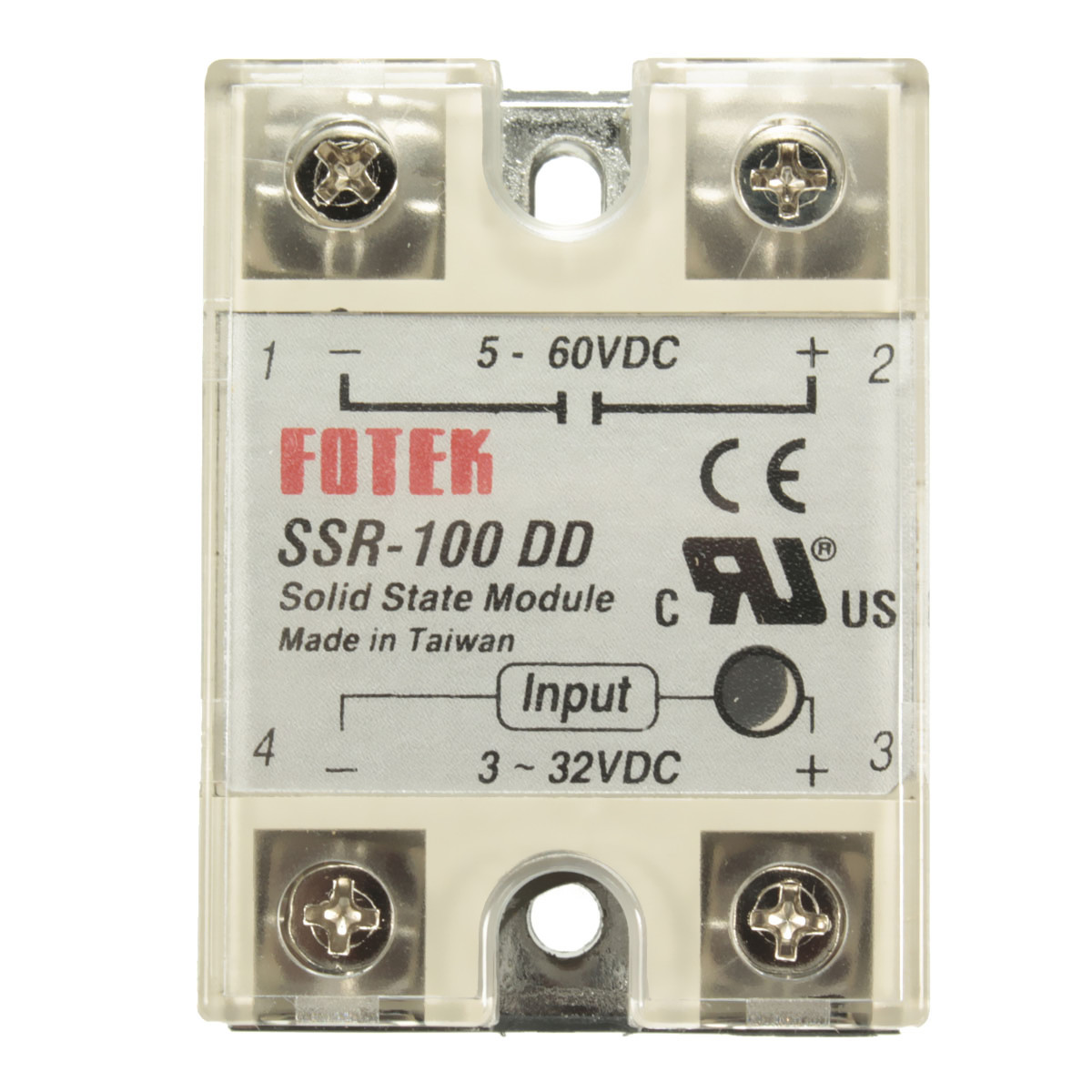 

SSR-100 DD Solid State Module Solid State Relay DC-DC 100A 3-32V DC/5-60V DC