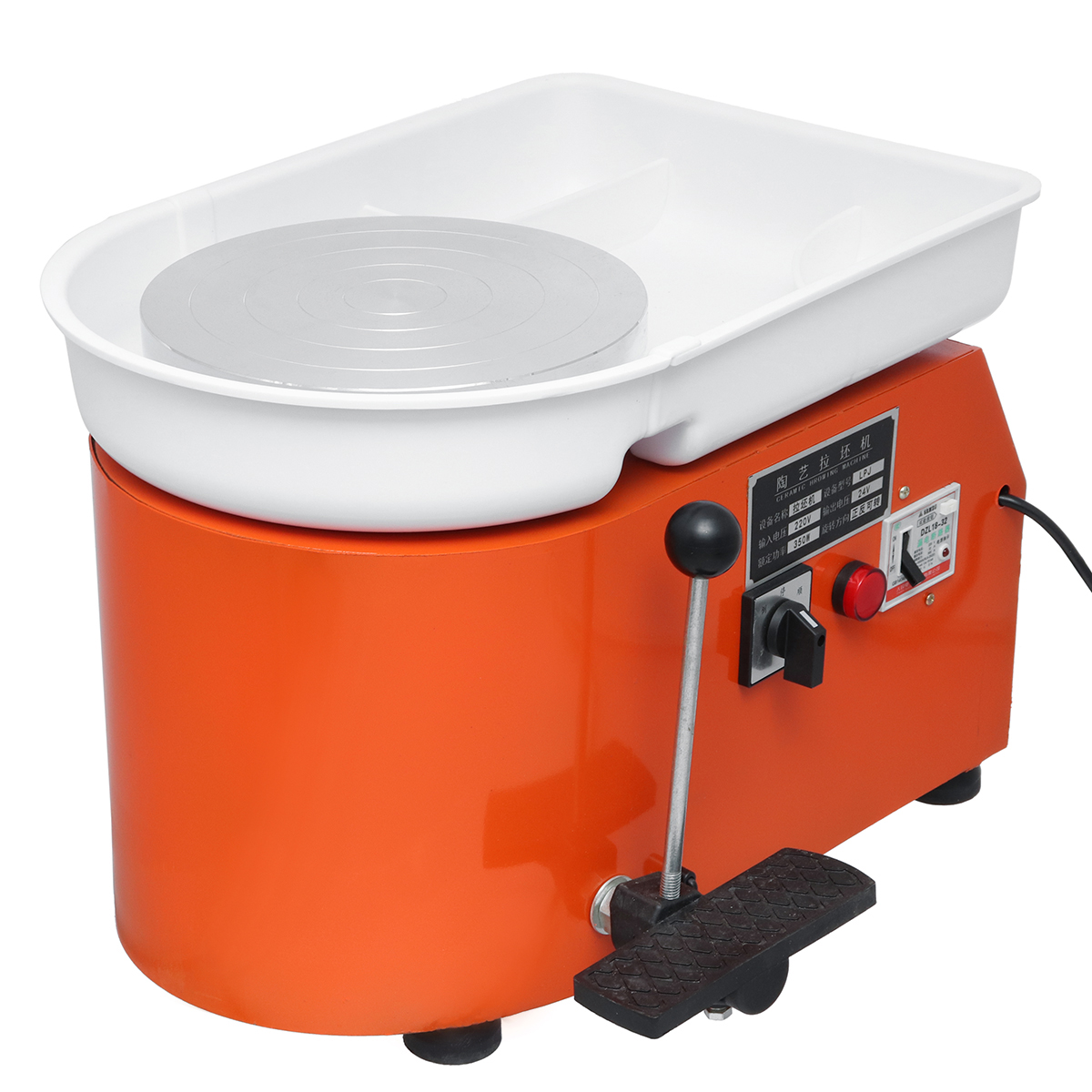 

Pottery Forming Machine 250W Electric Pottery Wheel DIY Clay Tool with Tray for Ceramic Machine