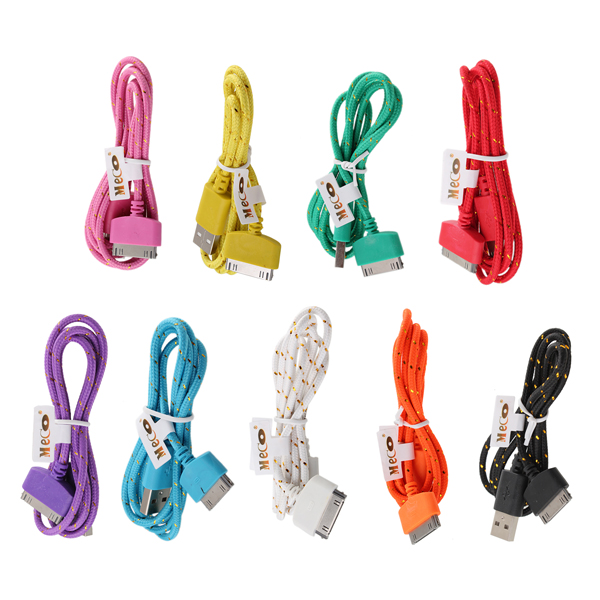 Bakeey 1M Braided Data Cable For iPhone 4/4S