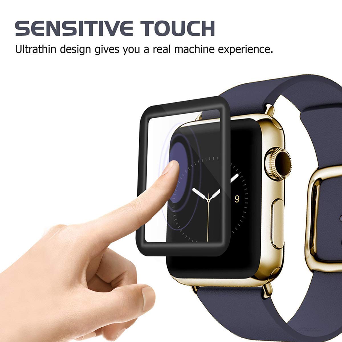 Bakeey 3D Curved Edge Tempered Glass Screen Protector For Apple Watch Series 4 Apple Series 5 40mm/44mm