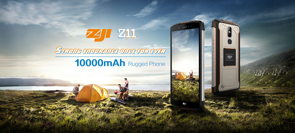 HOMTOM ZOJI Z11 5.99 Inch IP68 10000mAh Android 8.1 4GB RAM 64GB ROM MTK6750T Octa Core 1.5GHZ 4G Smartphone