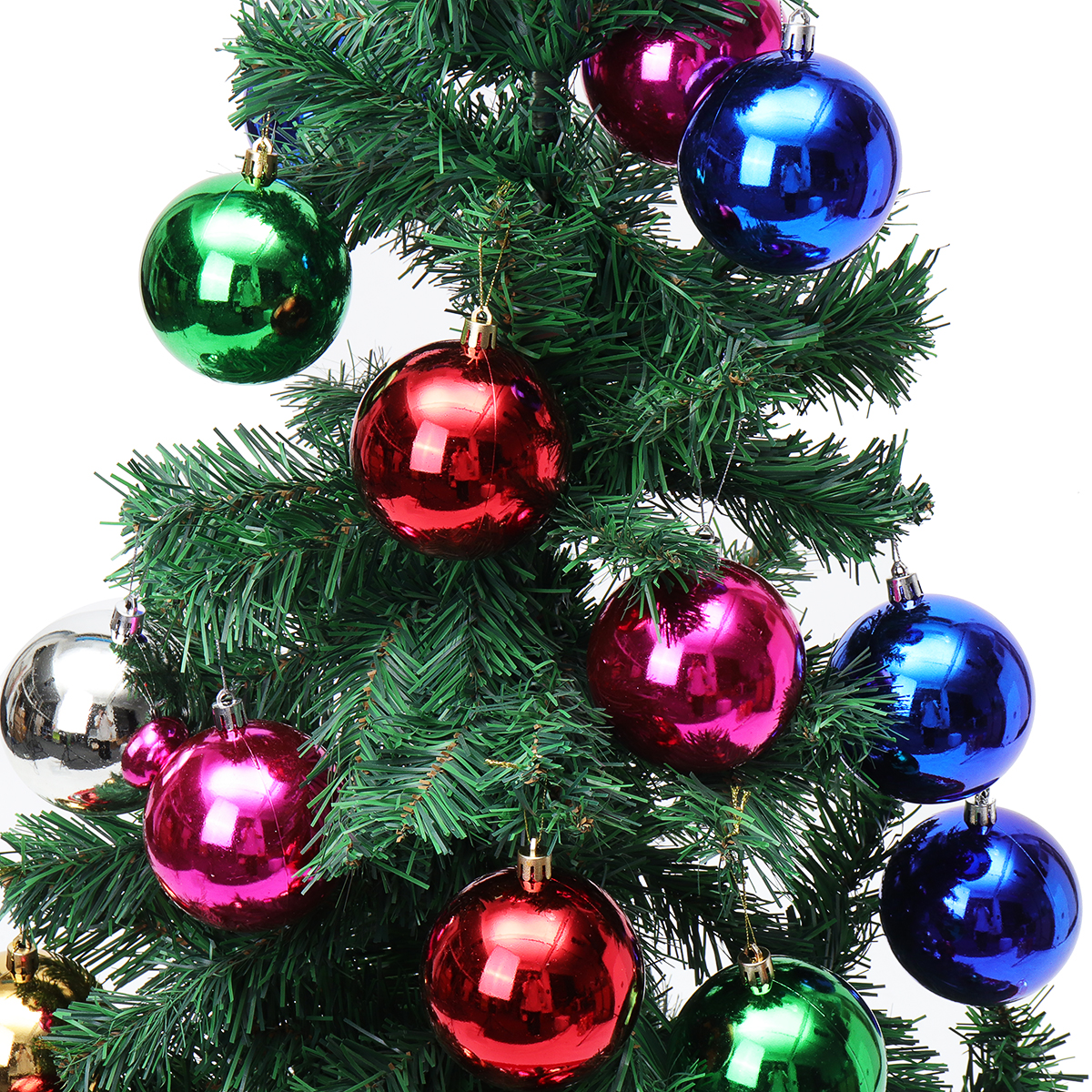 

24PCS С Рождеством Христовым Украшение Xmas Balls Ornaments Party Свадебное Gift