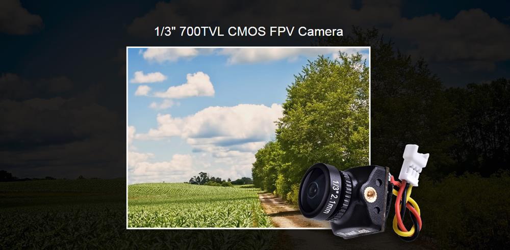 RunCam Nano 2 1/3" 700TVL 1.8mm/2.1mm FOV 155/170 Degree CMOS FPV Camera for FPV RC Drone - Photo: 2