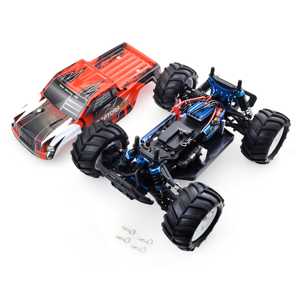 ZD Racing MT-16 1/16 2.4G 4WD 40km/h Brushless Rc Car Monster Off-road Truck RTR Toy - Photo: 5
