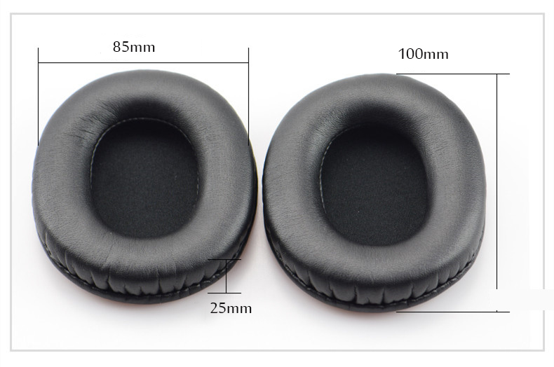 LEORY Replacement 1 Pair Earpads + Headband Cover For Audio-Technica ATH-M50X M30X M40X Headphone 2