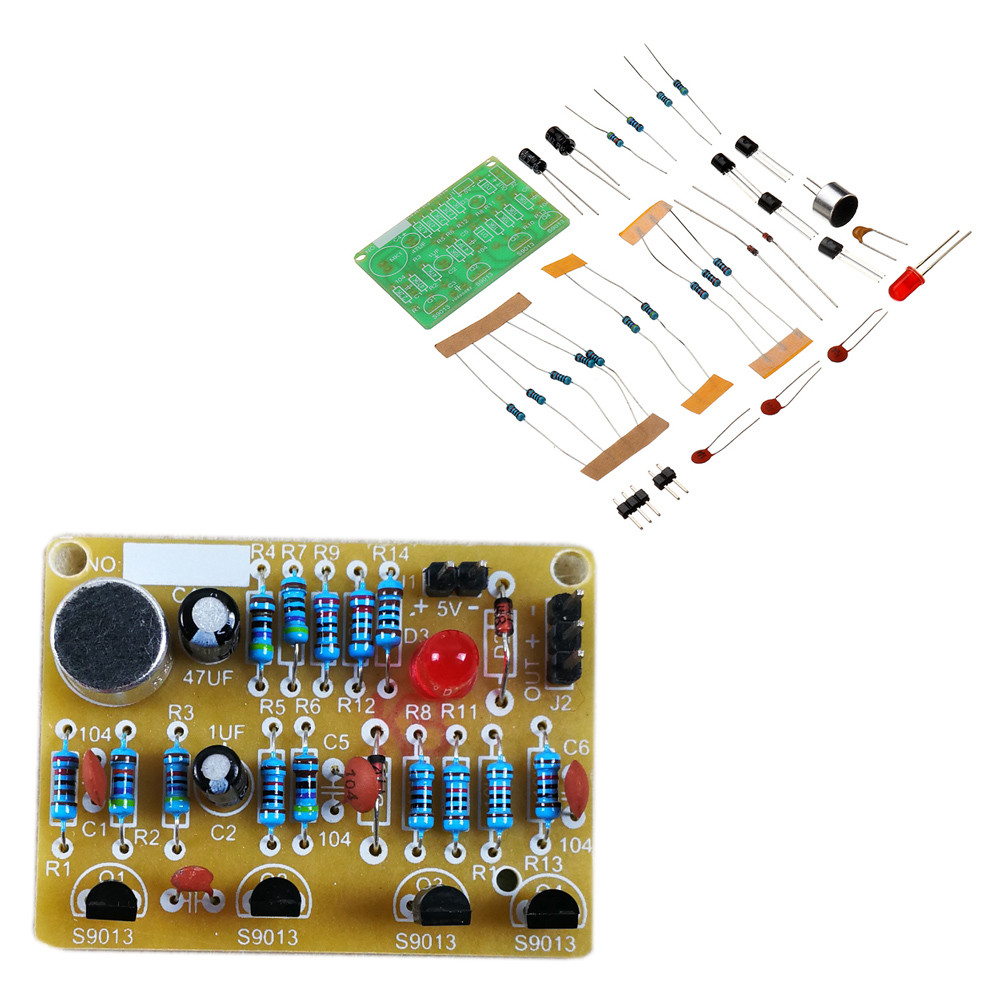 DIY Electronic Clapping Voice Control Switch Module Kit Induction Training DIY Production Kit 59