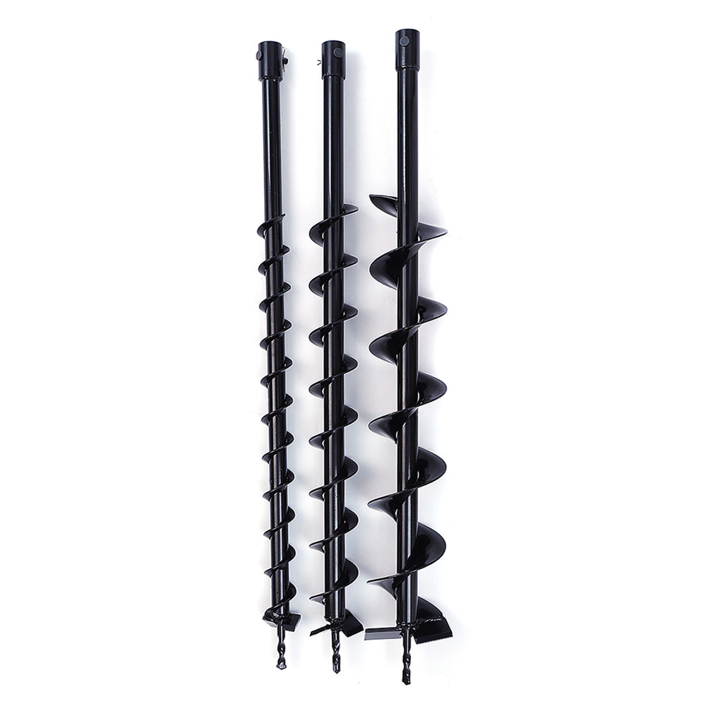 40/60/80/100mm x 800mm Earth Auger Drill Bit for Gas Powered Post Hole Digger C
