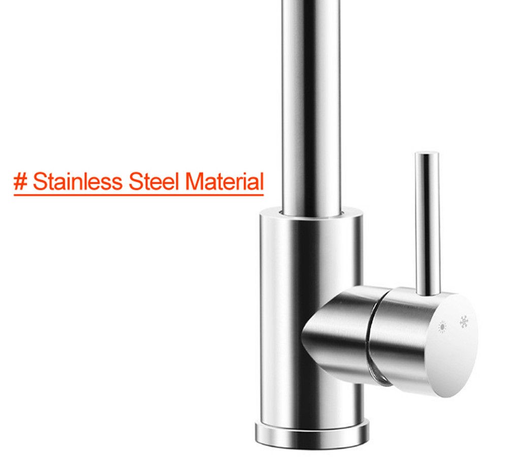 Stainless Steel Kitchen Sink Faucets Mixer Smart Touch Sensor Pull Out Hot Cold Water Mixer Tap Crane