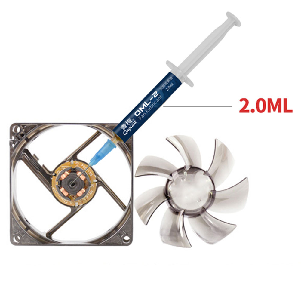 Qnplum QML-2 2ml Compound Grease CPU Fan Cooler Silicone Thermal Paste Intel AMD Processor Computer Oil Lubricant QML